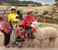 Bright Clean Local Native Dress, Indigenous Peoples, and Baby Animals.